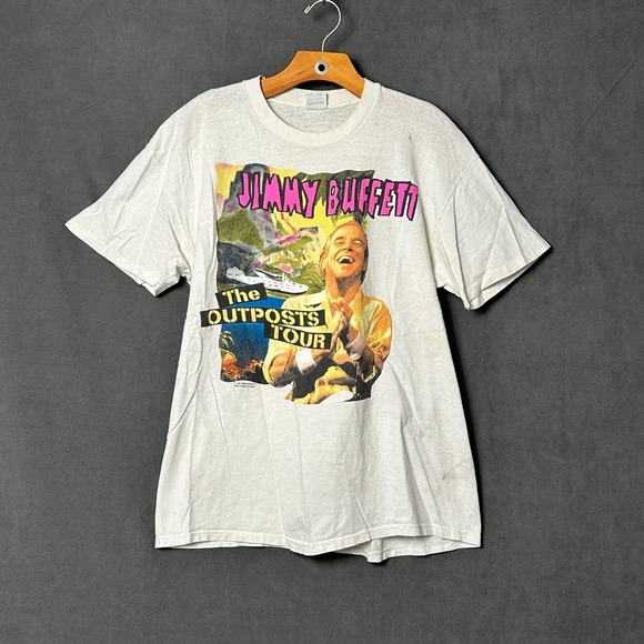 Stedman Other - Vtg 1991 Jimmy Buffett Outposts Tour Shirt Mens XL Single Stitch Stedman USA